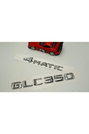 Benz Glc 350 4matic Bagaj Krom Metal 3m 3d Yazı Logo