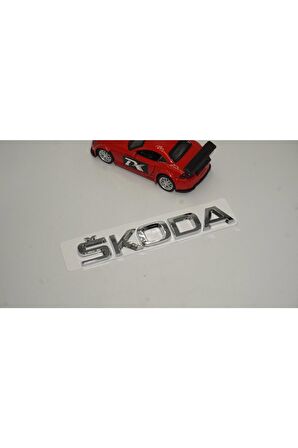 Skoda Bagaj Krom Abs Orjinal 3m 3d Yazı Logo Amblem