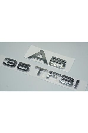 Audi A5 35 Tfsi Krom Abs 3m 3d Bagaj Yazı Logo Orjinal Ürün