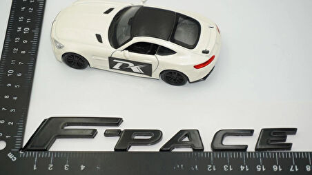 DK Tuning F-Pace 3M Siyah ABS Bagaj Yazı Logo Jaguar İle Uyumlu