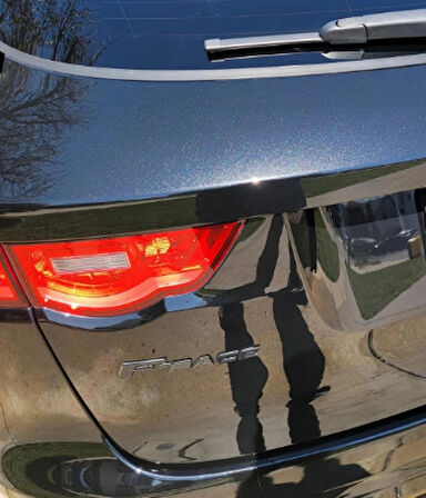 DK Tuning F-Pace 3M Siyah ABS Bagaj Yazı Logo Jaguar İle Uyumlu