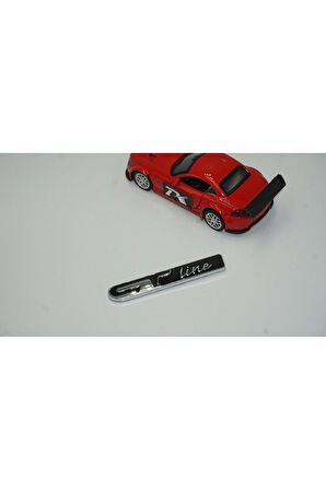 DK Renault GT Line Megane 2 3 Clio Laguna 2 Captur Bagaj 3M Krom Siyah Metal Logo