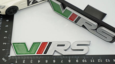 DK Tuning Skoda VRS Ön Panjur Bagaj Gri Yeşil Kırmızı Logo Arma Seti