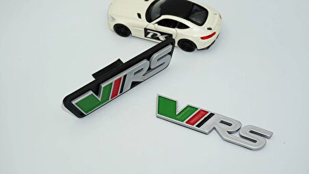DK Tuning Skoda VRS Ön Panjur Bagaj Gri Yeşil Kırmızı Logo Arma Seti