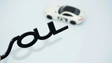 DK Tuning Soul Bagaj Siyah ABS 3M 3D Yazı Logo Kia İle Uyumlu