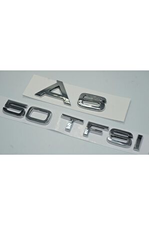 Audi A6 50 Tfsi Krom Abs 3m 3d Bagaj Yazı Logo Orjinal Ürün