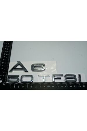 Audi A6 50 Tfsi Krom Abs 3m 3d Bagaj Yazı Logo Orjinal Ürün