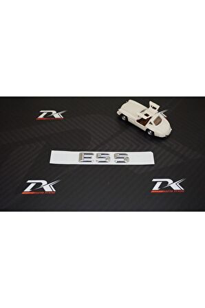E55 Bagaj Krom Metal 3m 3d Yazı Logo