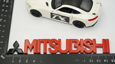 DK Tuning Mitsubishi Bagaj Siyah Kırmızı Logo Arma