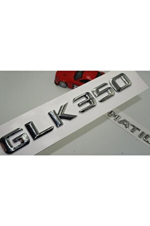 Benz Glk 350 4matic Bagaj Krom Metal 3m 3d Yazı Logo