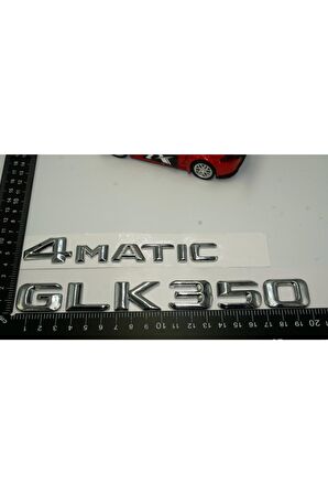 Benz Glk 350 4matic Bagaj Krom Metal 3m 3d Yazı Logo