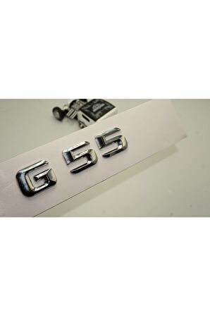 G55 Bagaj Krom Metal 3m 3d Yazı Logo