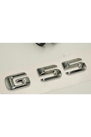 G55 Bagaj Krom Metal 3m 3d Yazı Logo