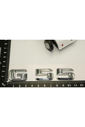 G55 Bagaj Krom Metal 3m 3d Yazı Logo