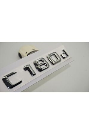 Mercedes Benz C180d Bagaj Krom Metal 3m 3d Yazı Logo