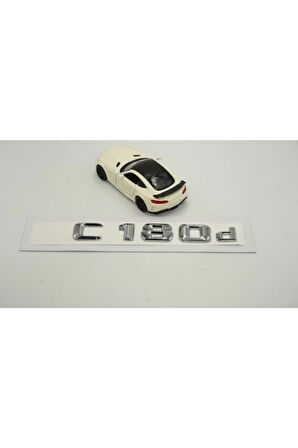 Mercedes Benz C180d Bagaj Krom Metal 3m 3d Yazı Logo