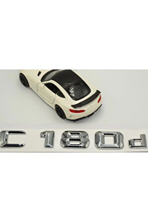 Mercedes Benz C180d Bagaj Krom Metal 3m 3d Yazı Logo