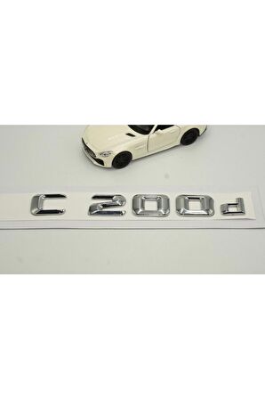 Mercedes Benz C200d Bagaj Krom Metal 3m 3d Yazı Logo