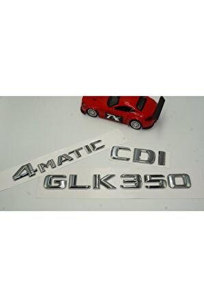 Benz Glk 350 Cdı 4matic Bagaj Krom Metal 3m 3d Yazı Logo