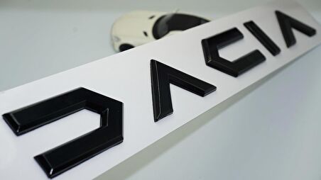 Dk Tuning Dacia Yeni Nesil Bagaj 3m 3d Siyah Abs Yazı Logo