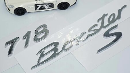 DK Tuning Porsche 718 Boxster S Bagaj 3M 3D ABS Yazı Logo Amblem Seti