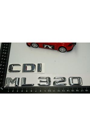 Benz Ml 320 Cdı Bagaj Krom Metal 3m 3d Yazı Logo