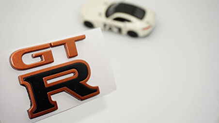 DK Tuning Nissan GTR Bagaj Bronz Siyah Logo Amblem Arma