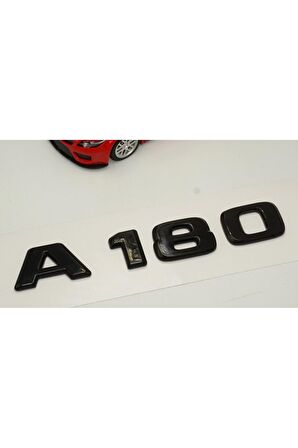 Mercedes Benz A 180 Bagaj Parlak Siyah ABS 3M 3D Yazı Logo