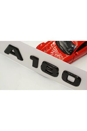 Mercedes Benz A 180 Bagaj Parlak Siyah ABS 3M 3D Yazı Logo