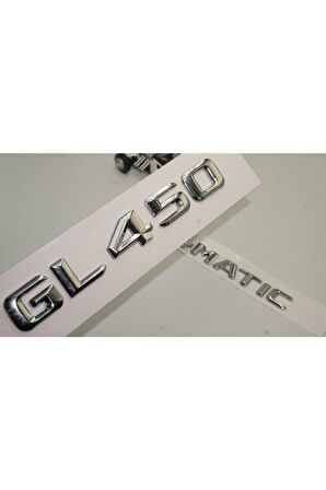 Benz Gl 450 4matic Bagaj Krom Metal 3m 3d Yazı Logo