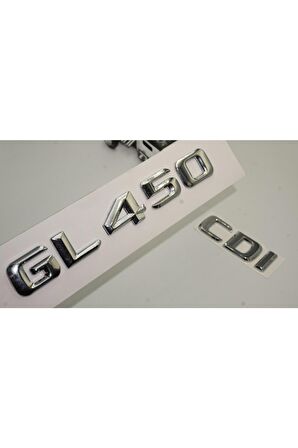 Benz Gl 450 Cdi Bagaj Krom Metal 3m 3d Yazı Logo