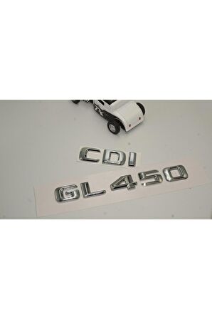 Benz Gl 450 Cdi Bagaj Krom Metal 3m 3d Yazı Logo