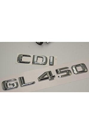 Benz Gl 450 Cdi Bagaj Krom Metal 3m 3d Yazı Logo