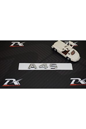 A45 Bagaj Krom Metal 3m 3d Yazı Logo