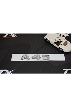 A45 Bagaj Krom Metal 3m 3d Yazı Logo