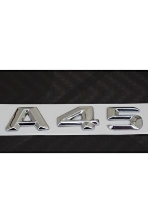 A45 Bagaj Krom Metal 3m 3d Yazı Logo