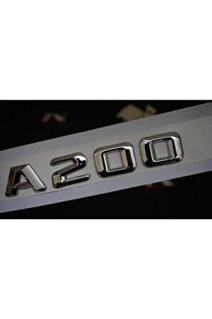 A200 Bagaj Krom Metal 3m 3d Yazı Logo
