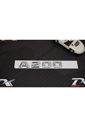 A200 Bagaj Krom Metal 3m 3d Yazı Logo