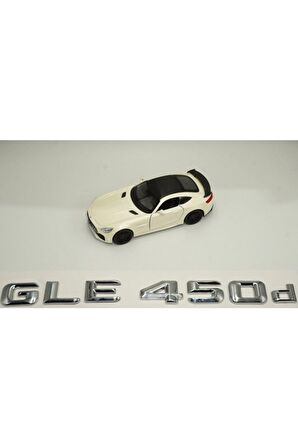 Mercedes Benz Gle450d Bagaj Krom Metal 3m 3d Yazı Logo