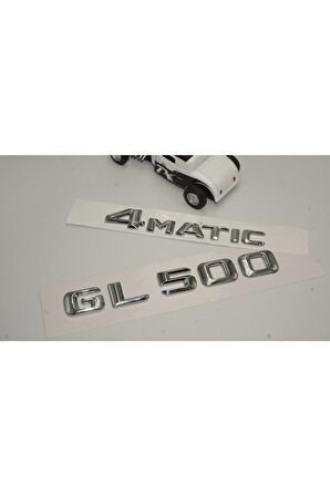 Benz Gl 500 4matic Bagaj Krom Metal 3m 3d Yazı Logo