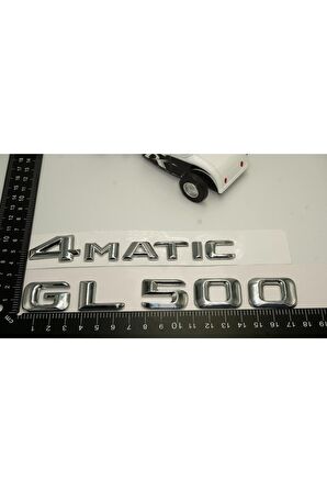 Benz Gl 500 4matic Bagaj Krom Metal 3m 3d Yazı Logo