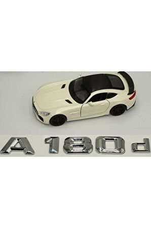 A180d Bagaj Krom Metal 3m 3d Yazı Logo