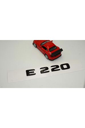 E 220 Bagaj Parlak Siyah Abs 3m 3d Yazı Logo