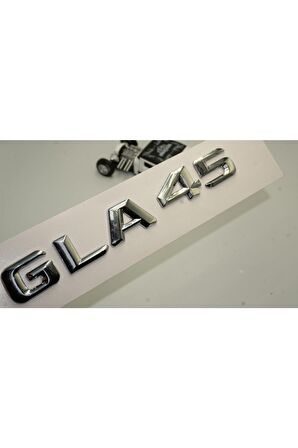 Benz Gla 45 Bagaj Krom Metal 3m 3d Yazı Logo
