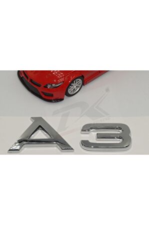 Audi A3 Bagaj Krom 3m Yazı Logo Orjinal Ürün
