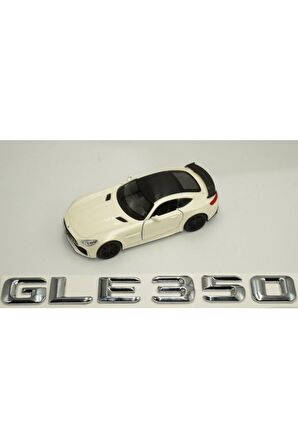 Gle 350 Bagaj Krom Metal 3m 3d Yazı Logo