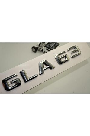 Benz Gla 63 Bagaj Krom Metal 3m 3d Yazı Logo