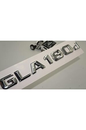 Benz Gla 180d Bagaj Krom Metal 3m 3d Yazı Logo