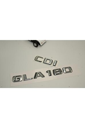 Benz Gla 180 Cdi Bagaj Krom Metal 3m 3d Yazı Logo