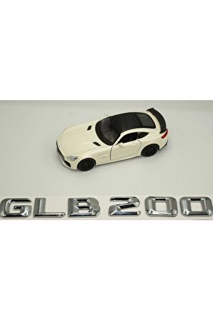 Glb 200 Bagaj Krom Metal 3m 3d Yazı Logo